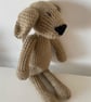 Light Brown Hand Knitted Soft Bodied Dog - Image 4
