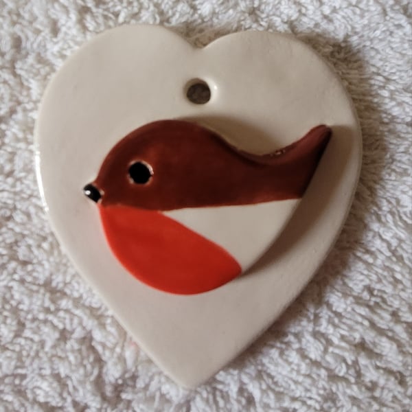 Heart robin keepsake