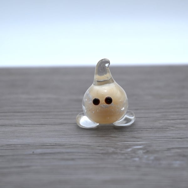 small glass wisp keepsake figure