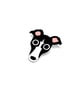 Whippet Brooch - Handmade - Image 4