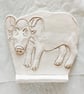 Red River Hog Ceramic Ornament - Handmade - Image 8