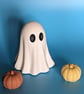 Handmade White Ghost Ornament - Image 4