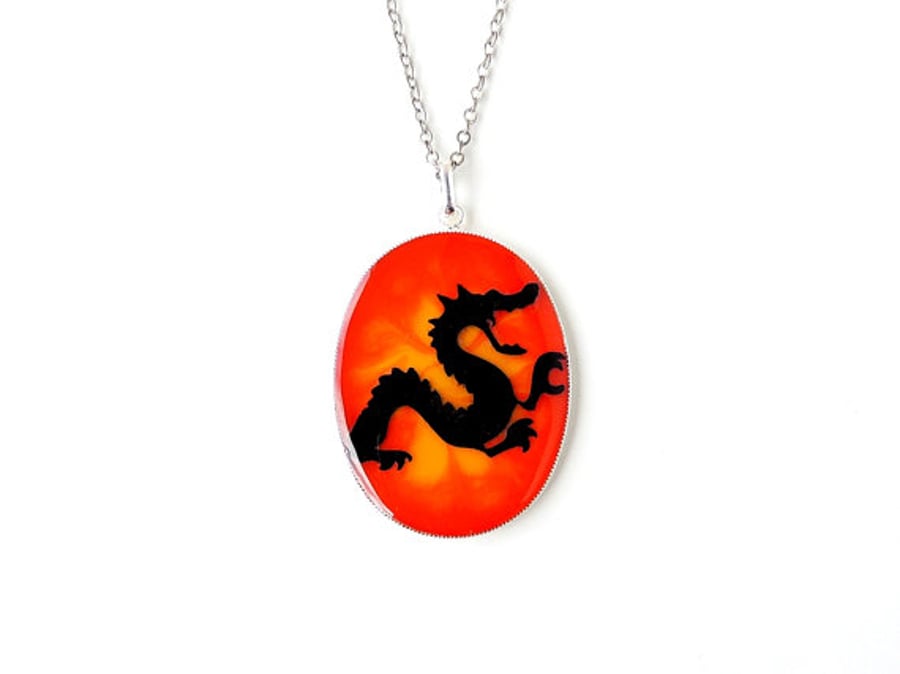 Fire Dragon Necklace (1743)