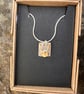 Silver and Gold Shoreline Necklace with Citrine - Image 5