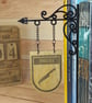 Thriller Divider Bookshelf Decor  Solid Walnut Library Sign