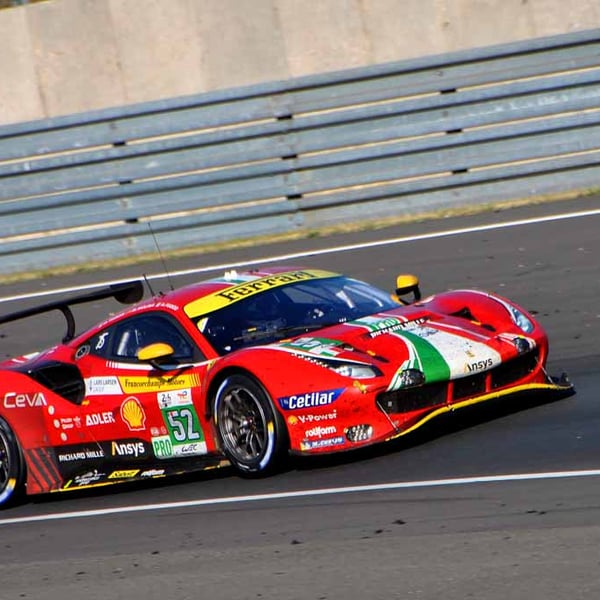 Ferrari 488 GTE EVO 24 Hours of Le Mans 2022 Photograph Print