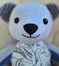 Mini Memory Bear from Baby Clothes, Uniform or Loved One Clothing - Image 4