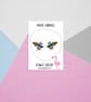 Magpie Stud Earrings - Handmade - Image 2