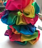 Large Silky satin luxury fabric scrunchies, Large scrunchie, Satin fabric  - Image 5