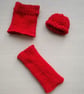 KNITTING PATTERN PDF Red Outfit for Doll - Image 2