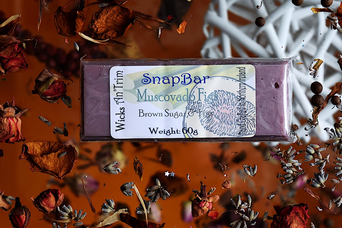 Muscovado Figs Soy Wax Melt Hand Poured SnapBar