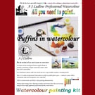 Love is all around, A J Ludlow Watercolour Painting Kit