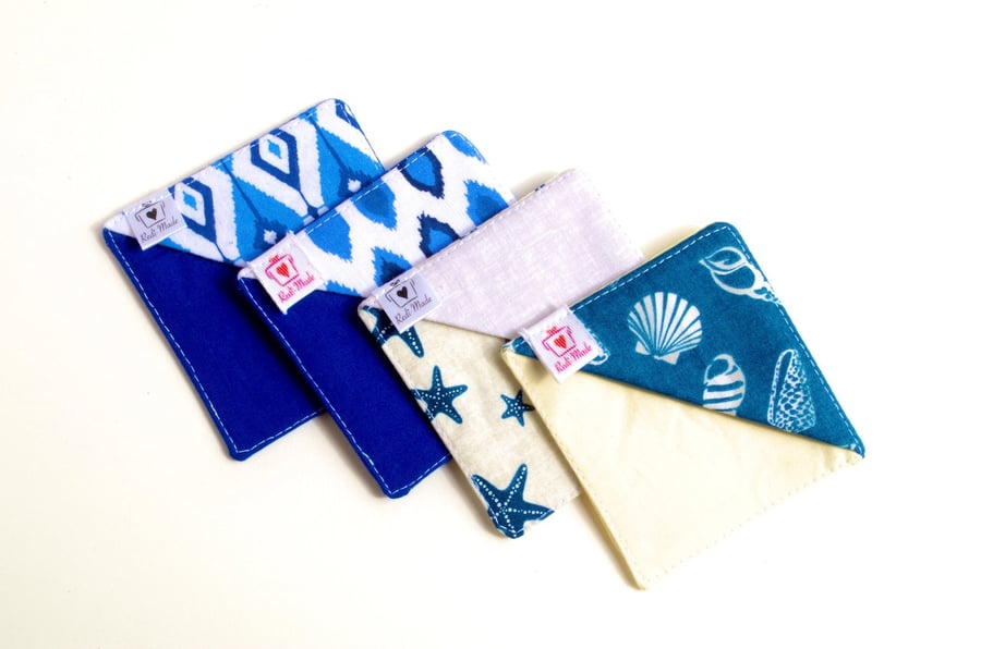 Fabric corner bookmark