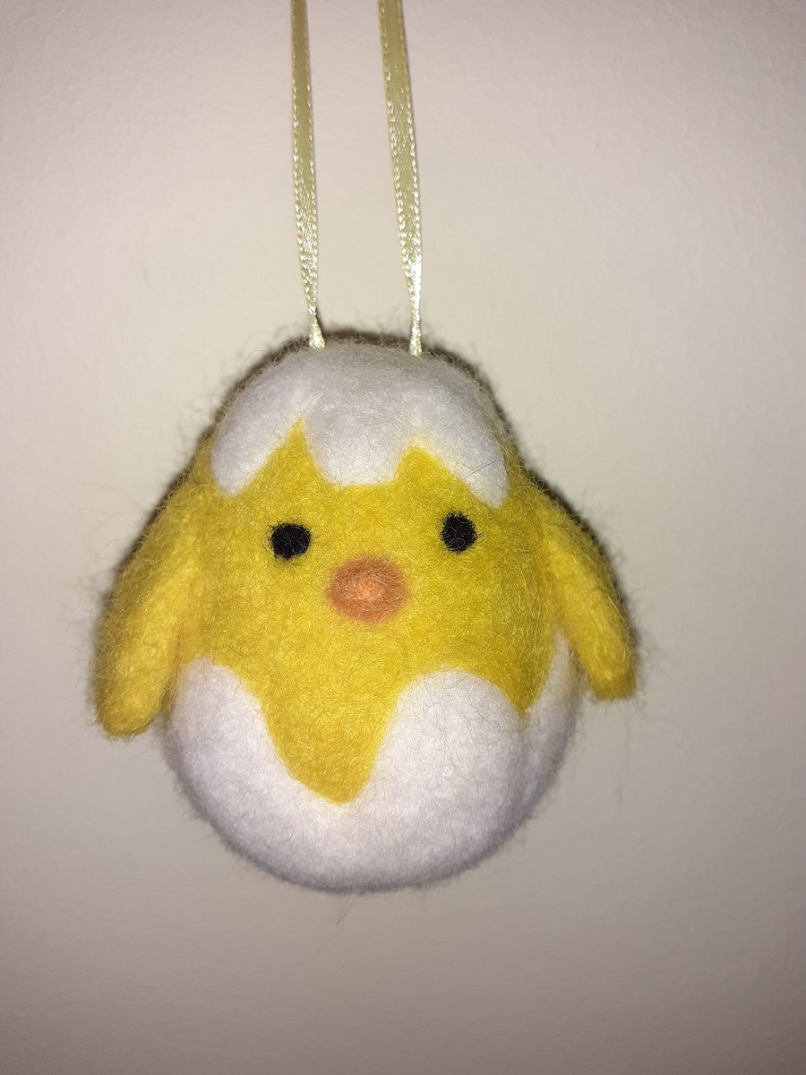 Needle Felted Easter Chick