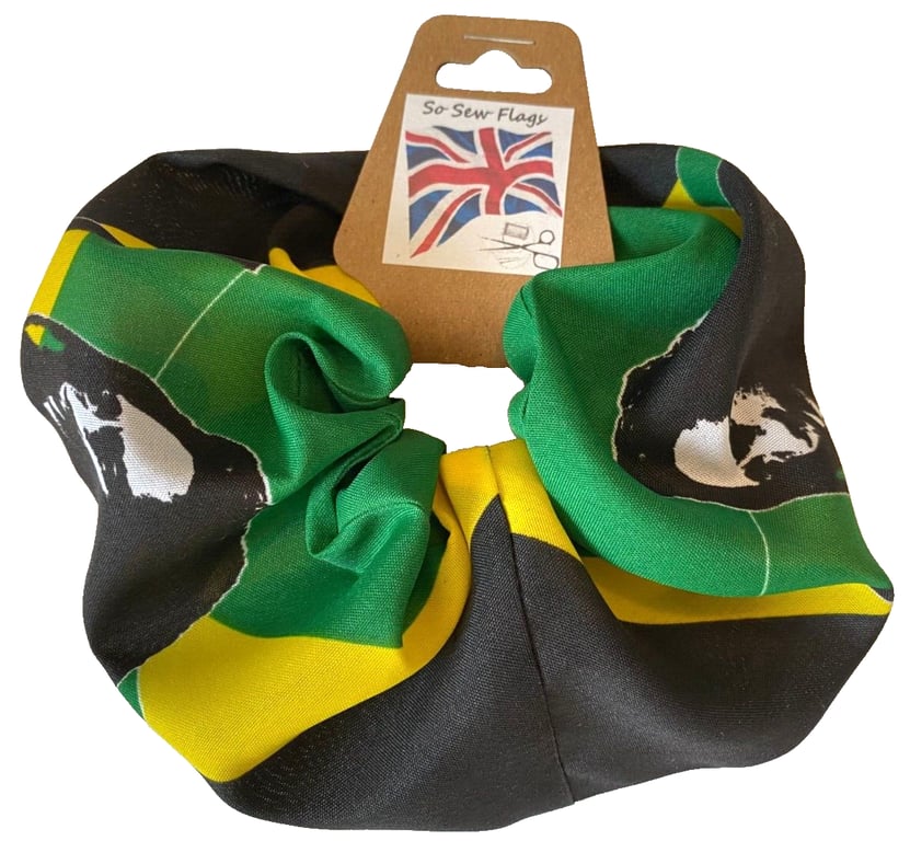 Bob Marley Flag Hair Scrunchie Scrunchies Accessory Band Elastic