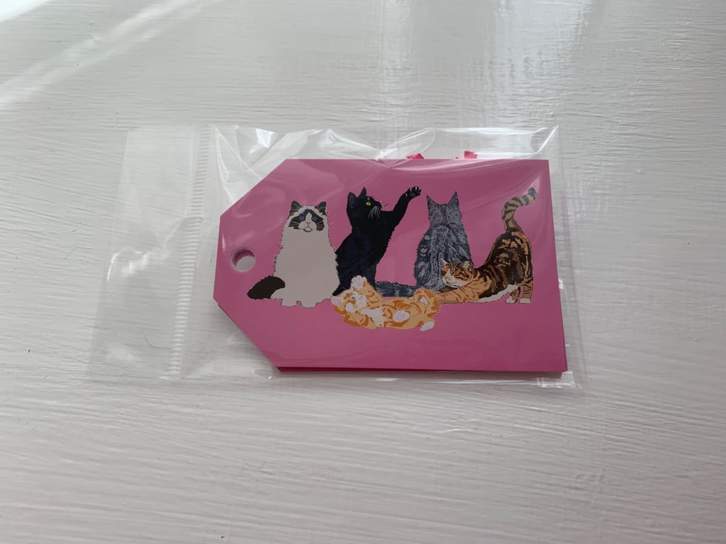 Cat themed gift tags