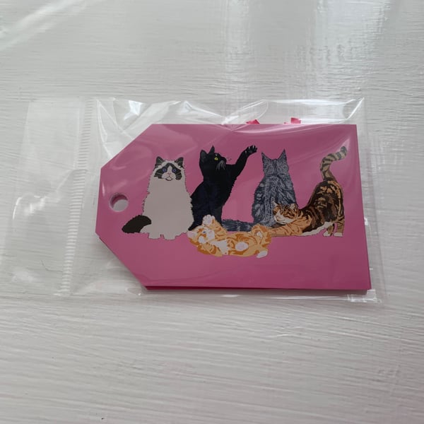 Cat themed gift tags