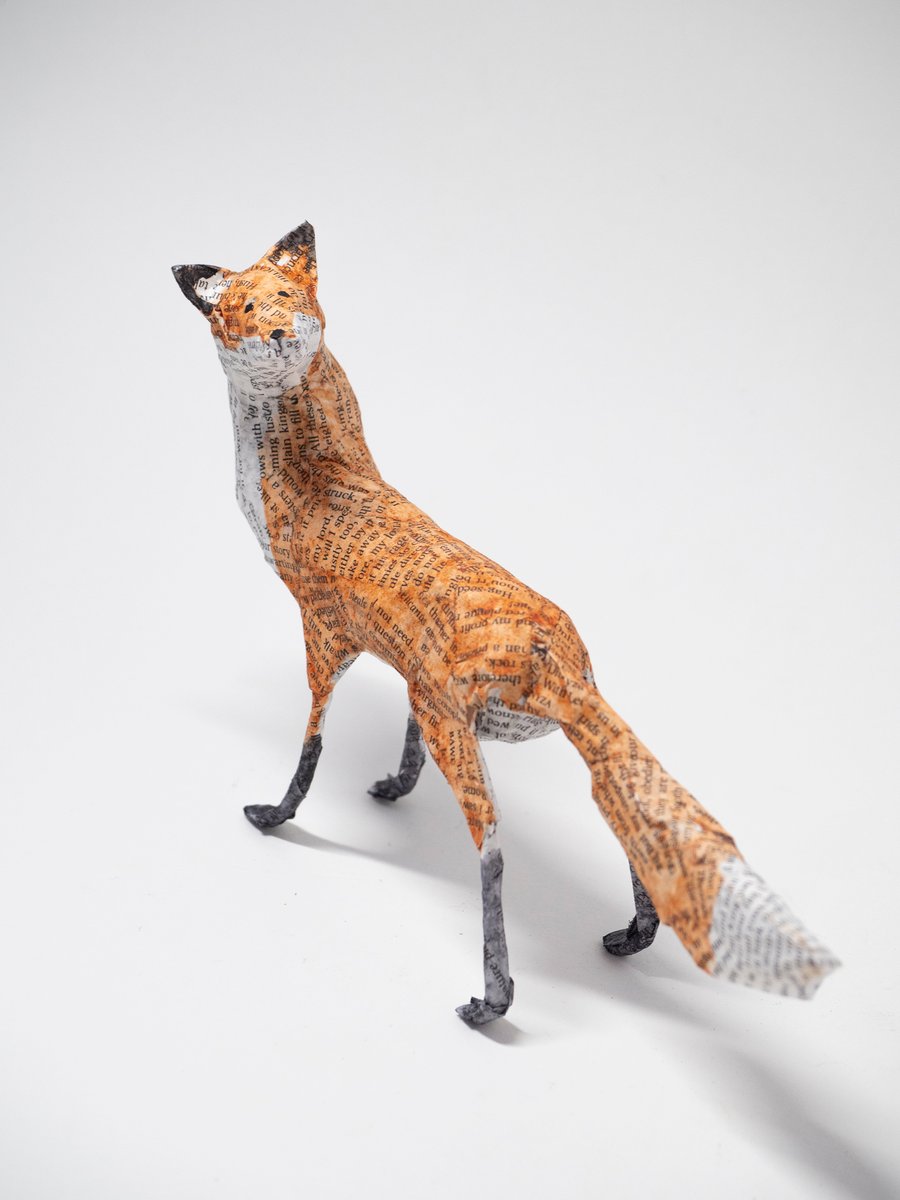 Toddy Standing Paper Mache Sculpture