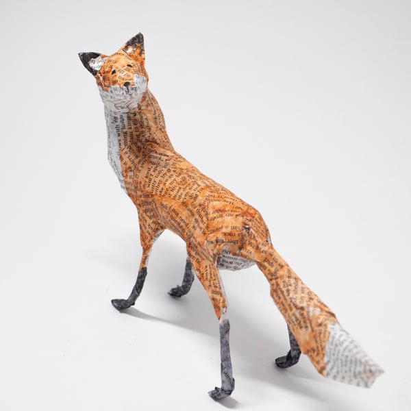 Toddy Standing Paper Mache Sculpture