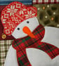 Snowman and patchwork place mat - Image 2