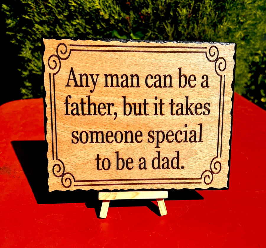 Father's day gift plaque 