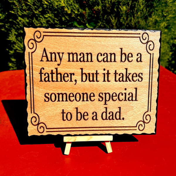Father's day gift plaque 