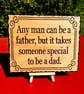 Father's day gift plaque 