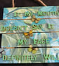 Hand decorated hanging wooden sign  - Image 2