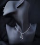 Silver pendant with labradorite - Image 1