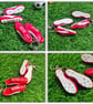 Football Boots Keyring, Soccer Backpack Charm, Keychain For Football Fans, Red - Image 4