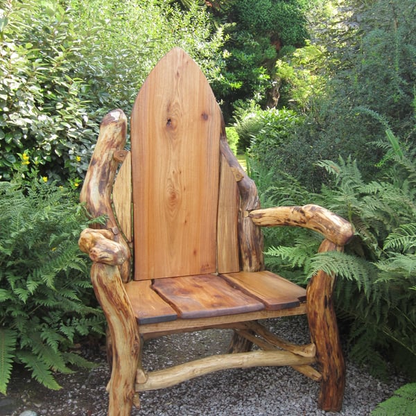 Oak Storytelling Chair. Throne. Game of Thrones