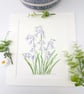 Bluebell hand-painted original watercolour painting 