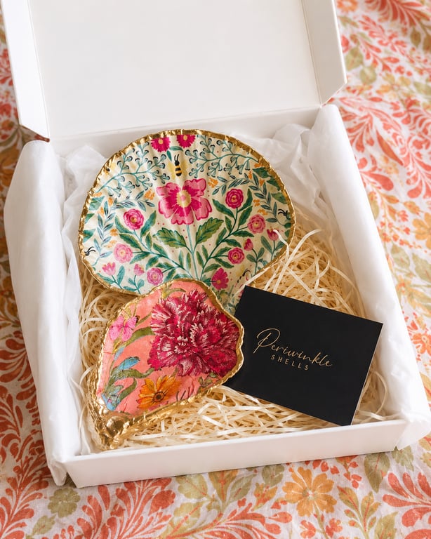 Floral Trinket Dishes 