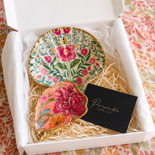 Floral Trinket Dishes 
