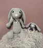 Crochet Bunny and Teether Set, Newborn Gift - Image 7