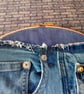 Handmade Denim Pocket Wall Hanging - Large - Image 5