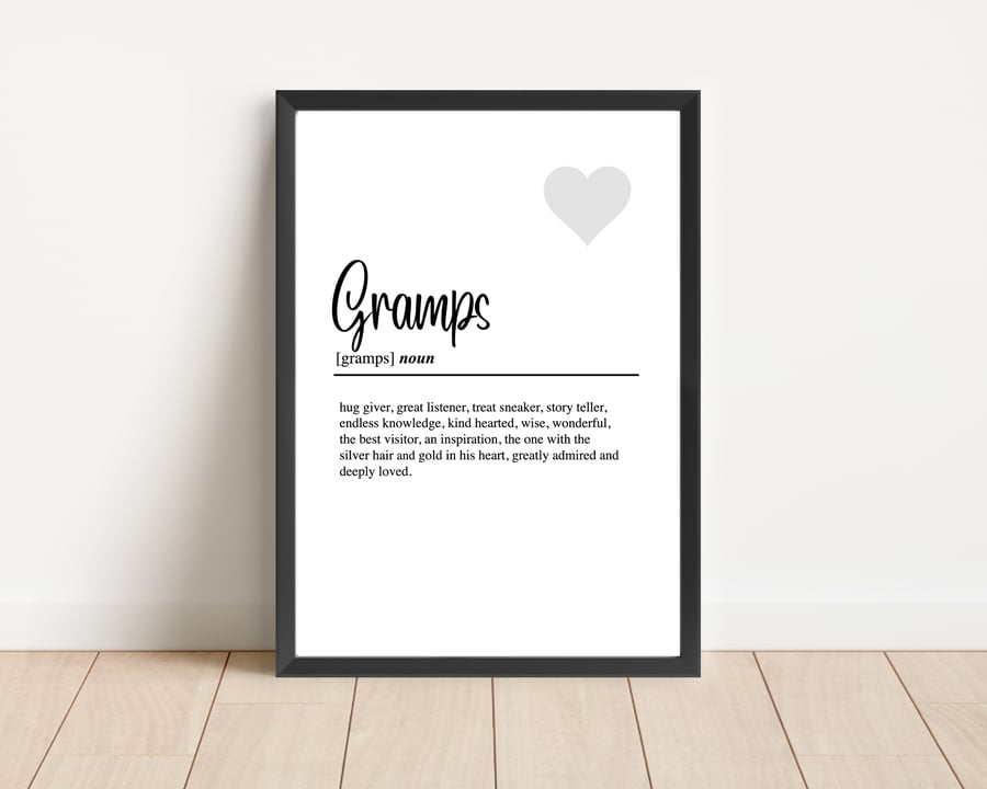 Gramps definition print 