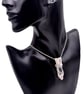 Pendant - clear crystal wire wrapped pendant - Image 5