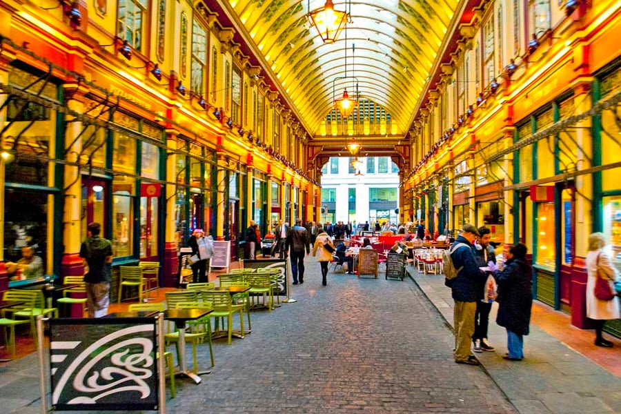 Image of Leadenhall Market City of London England Photograph Print