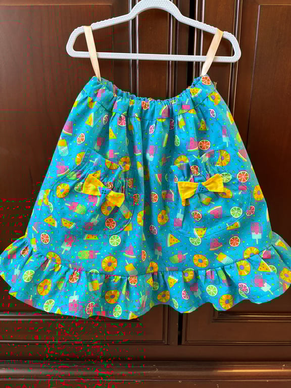 Turquoise Fruity Skirt