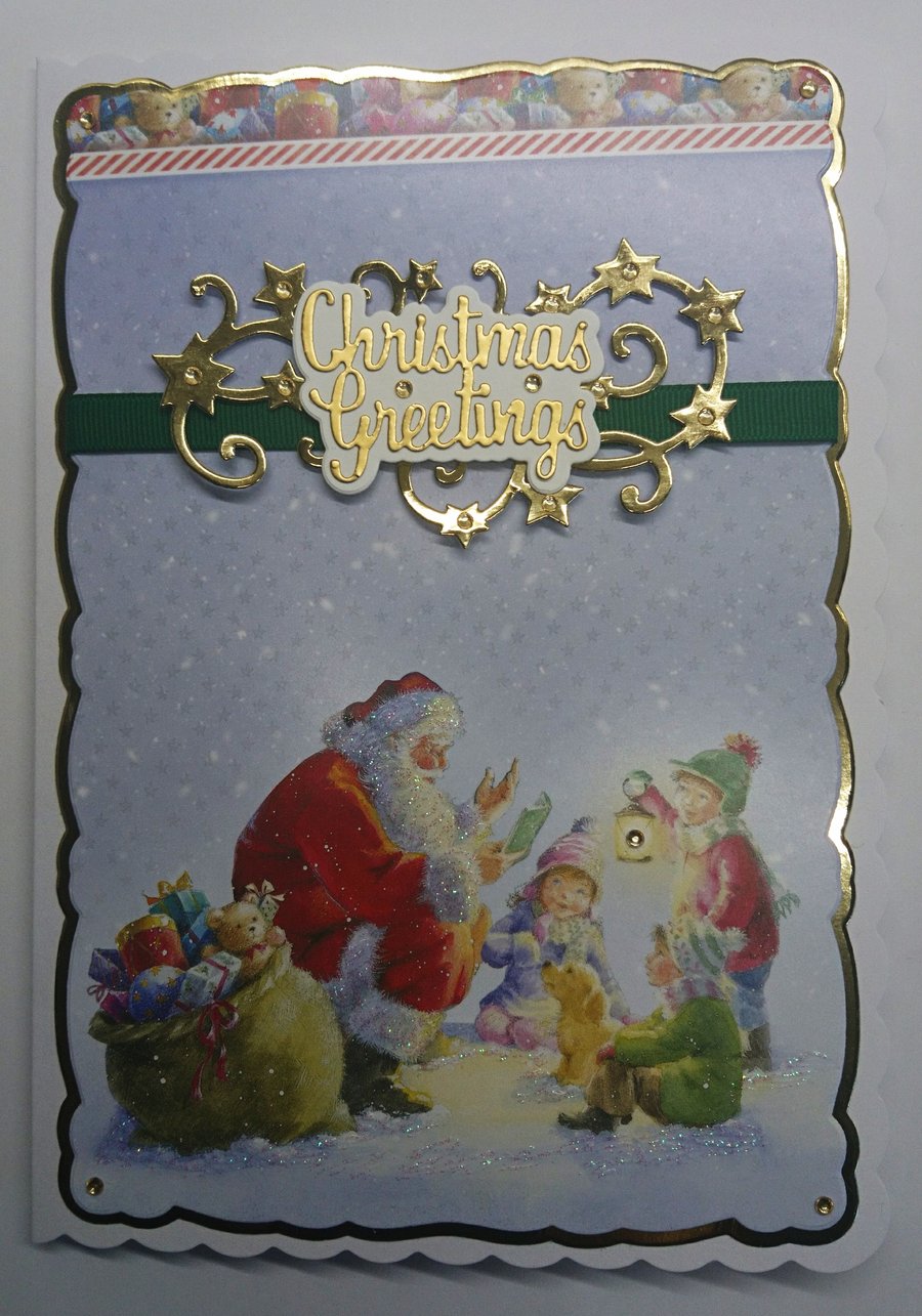 Christmas Card Storytime Story Time with Santa Christmas Greetings