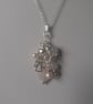 Gemstone Cluster Necklace - Image 3