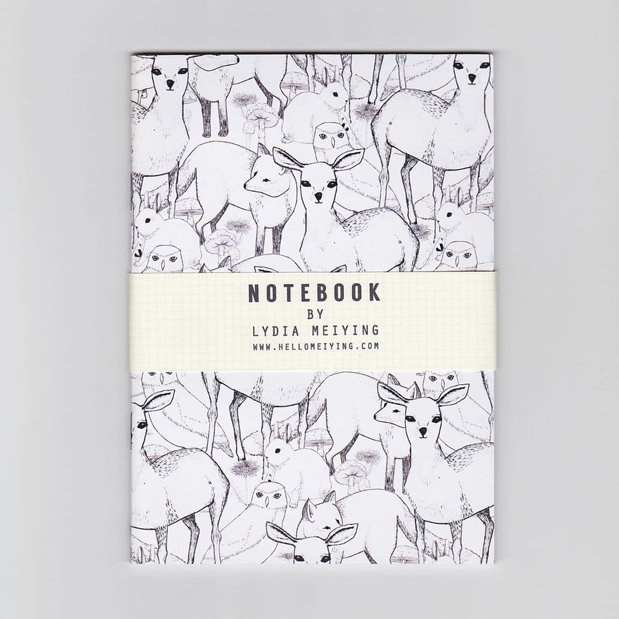 A6 Mini Notebook - Woodland