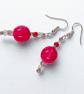 Raspberry Dangles - Earrings on traditional 925 silver hooks. - Image 2