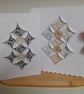 BLANK HANDMADE ORIGAMI PATTERNED CARD. - Image 4
