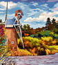 A4 Print Of Windmill on The Norfolk Broads 