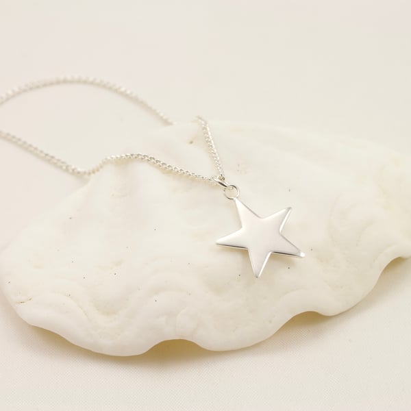 Sterling Silver Star Pendant