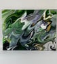 Abstract Acrylic Pour Canvas - Image 2