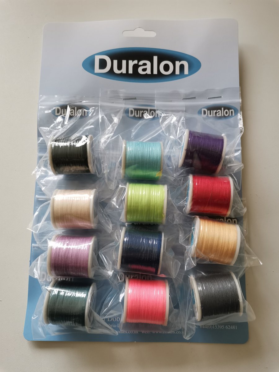 12 Reels of Assorted Polyester Thread, 100 Yard... - Folksy