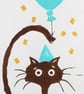 Party Animals Cat Card - Image 2